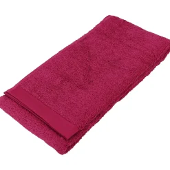 Drap de douche 70x140 cm coton peigné ALBA prune