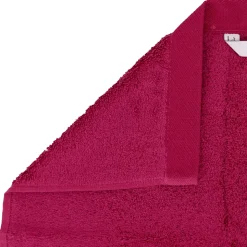 Drap de douche 70x140 cm coton peigné ALBA prune
