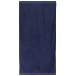 Drap de douche 70x140 cm coton 550g/m2 PURE FOOTBALL Bleu Marine