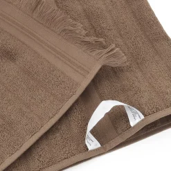 Drap de douche 70x140 cm NATURAL STRIPES marron