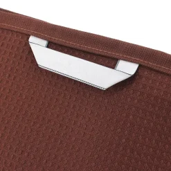 Drap de douche 70x140 cm nid d'abeille PURE WAFFLE 300 g/m² marron