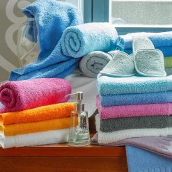 Drap de douche 70x140 cm PURE Kaki 550g/m2