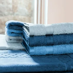 Drap de douche 70x140 cm ROYAL CRESENT Bleu Pâle 650g/m2