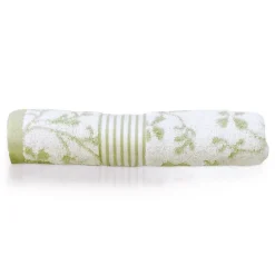 Drap de douche 70x140 cm VINTAGE FLORAL Vert 550g/m2