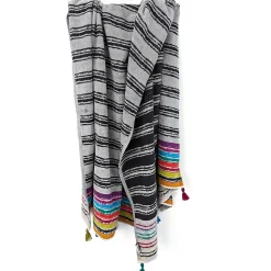 Drap de plage 100x180 cm en velours collection SICILE multicolore