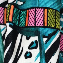 Drap de plage 100x180 cm JUNGLE Vert