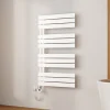 EMKE Radiateur Sèche-Serviettes Électrique 1041x600 mm, Blanc 600W, WiFi, Modes Intelligents, Détection Fenêtre