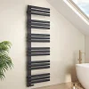 EMKE Sèche-Serviettes à Eau Chaude pour Salle de Bain, Radiateur Anthracite 174x60cm 823W