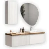 Ensemble 6 pieces VENERE blanc mat