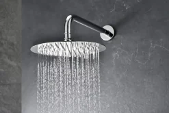 Ensemble de douche CURVED à encastrer - Thermostatique Chromé BrillantChroméNoir matCanon de fusilOr brosséOr rose brossé Ensembl