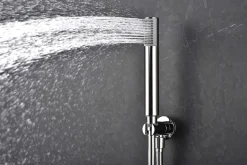 Ensemble de douche CURVED à encastrer - Thermostatique Chromé BrillantChroméNoir matCanon de fusilOr brosséOr rose brossé Ensembl