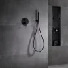 Ensemble de douche CURVED à encastrer - mitigeur monocommande Noir (mat)ChroméNoir matCanon de fusilOr brosséOr rose brossé Ensem