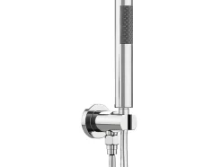 Ensemble de douche encastrable avec mitigeur thermostatique - Couleur nickel brossé - TIMAVO
