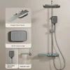 Ensemble de douche thermostatique intelligent Kleenmac avec affichage numérique modèle Amadis