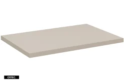 Ensemble de meuble de salle de bain - 60 cm - avec plan - avec colonne - 2 tiroirs - DANO