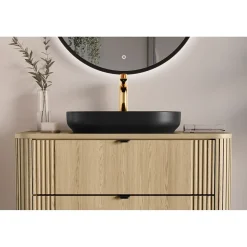 Ensemble de salle de bain KORI : meuble sous vasque 100cm et plan vasque