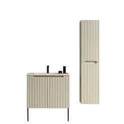 Ensemble de salle de bain 80 cm amande Aquavenus
