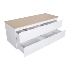 Ensemble double vasque suspendu SORRENTO 120cm