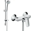 Ensemble douche HANGROHE Croma Vario + Mitigeur mécanique Logis