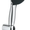 Ensemble douchette 1 jet + support + flexible chrome, Grohe Vitalio Start 100