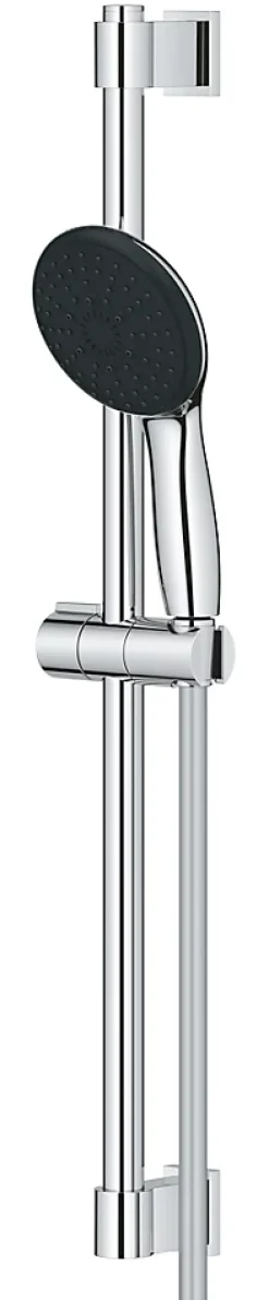 Ensemble douchette 3 jets + flexible + barre chrome, Grohe Vitalio Start 100