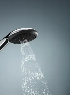 Ensemble douchette 3 jets + flexible + barre chrome, Grohe Vitalio Start 100