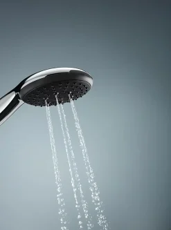 Ensemble douchette 3 jets + flexible + barre chrome, Grohe Vitalio Start 100
