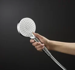 Ensemble douchette 2 jets et flexible chromé Hansgrohe Crometta