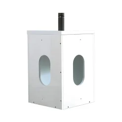 Ensemble lave-mains d'angle suspendu SKINO avec robinet noir
