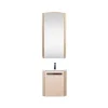 Ensemble lave-mains d'angle SKINO suspendu avec armoire miroir
