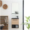 Ensemble lave-mains NIKA avec niche et miroir tablette