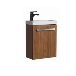 Ensemble lave-mains suspendu NEVADA avec robinet noir