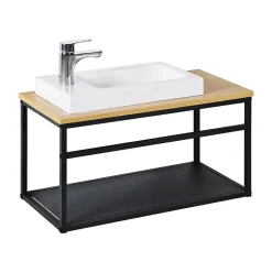 Ensemble lave-mains WILO grande largeur avec robinet 60cm