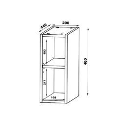 Ensemble meuble double vasque 140cm 2 niches et colonne Tao Bois