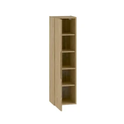 Ensemble meuble double vasque 120cm et colonne Viggo Bois