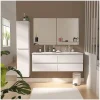 Ensemble meuble double vasque SORRENTO 120cm avec plan céramique