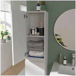 Ensemble meuble double vasque SORRENTO 120cm avec plan céramique