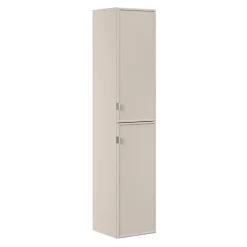 Ensemble meuble double vasque encastree 120cm et colonne Alba Cachemire