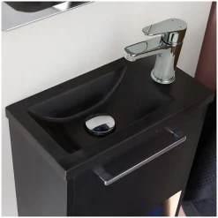 Ensemble meuble lave-mains NIKA + robinet