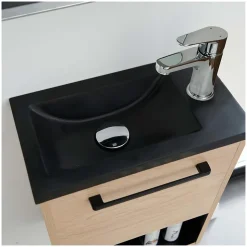 Ensemble meuble lave-mains NIKA + robinet