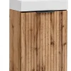 Ensemble meuble lave-mains suspendu ADEL chêne avec le lavabo FIKA 40 cm
