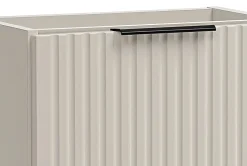 Ensemble meuble lave-mains suspendu ADEL cachemire avec le lavabo FIKA 40 cm