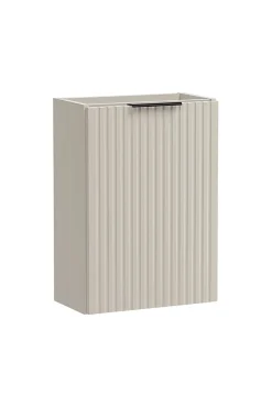 Ensemble meuble lave-mains suspendu ADEL cachemire avec le lavabo FIKA 40 cm