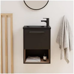 Ensemble meuble lave-mains NIKA + robinet