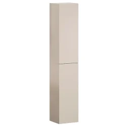Ensemble meuble simple vasque encastree 80cm et colonne Azel Cachemire