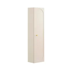Ensemble meuble simple vasque encastree 80cm et colonne Sanae Beige sable