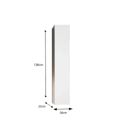 Ensemble salle de bain START blanc brillant, 101 x 53 x 47 cm