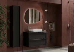 Ensemble salle de bain STEEL noir frêne, en plusieurs dimensions - 79 cm