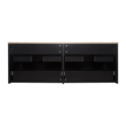 Ensemble SORRENTO double vasque suspendu 120cm