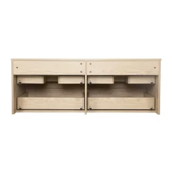 Ensemble SORRENTO double vasque suspendu 120cm